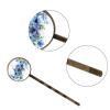 4 PCS Womens Hair Barrettes, Blue Flowers Leaves Herbs Long Bobby Hair Pins for Girls, Stainless Steel Hair Clips Headwear Styling Tools Hair Accessories view 3