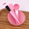 5 Sets Facial Mask Mixing Bowl with Spatula & Measuring Spoon & Brush Facemask Bowl Mud Mask Mixing Bowl DIY Skin Care Mixing Tool Kit for Lady Women Home Beauty Salon Use, Pink view 4
