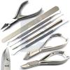 Chiropody Podiatry Tools Kit Heavy Duty Toenail Cutter Clipper Ingrown Curettes Podiatrist instruments view 1