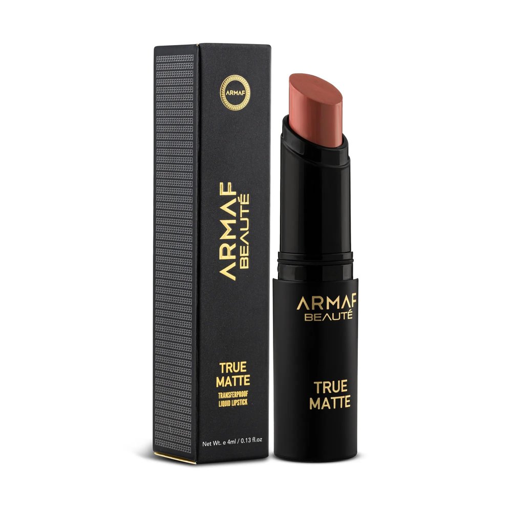 Armaf Beaut True Matte Bullet Lipstick - Lipstick For Women, Long Lasting, 4ml / 0.13 fl.oz | (Kaunis, Lipstick)