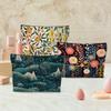 3Pcs Classic Forest Flower Fruit Makeup Bag Cosmetic Bags for Women, Abstract Botanical Travel Toiletry Bag, Thank You Anniversary Birthday Friendship Gifts for Women Girls Mom Friends Teacher view 4