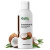 Edith Naturals Pure Organic Coconut Hair Oil - Nourishing & Moisturizing for Healthy Hair & Skin,Baby And Body Massage - 100ml, White view 1