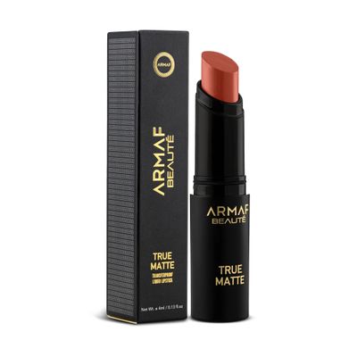 Armaf Beaut True Matte Bullet Lipstick - Lipstick For Women, Long Lasting, 4ml / 0.13 fl.oz | Clay
