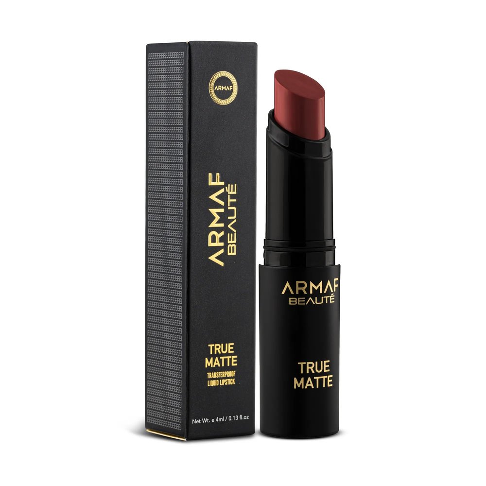 Armaf Beaut True Matte Bullet Lipstick - Lipstick For Women, Long Lasting, 4ml / 0.13 fl.oz | (Schon, Lipstick)