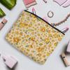 3pcs Colorful Flower Makeup Bag, Retro Botanical Flower Cosmetic Bag, Christmas Wedding Anniversary Birthday Friendship Gifts for Women Girls Best Friends Sister Bestie Grandma Travel Toiletry Bag view 3