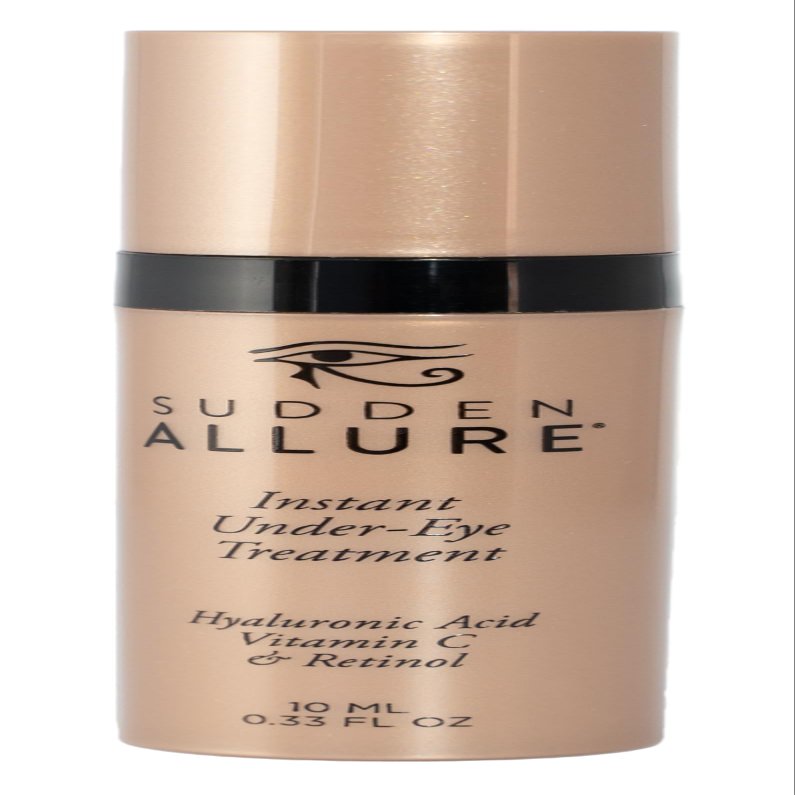 Sudden Allure Instant Under Eye Treatment Serum  Erase Under Eye Bags, Dark Circles, Wrinkles & Lift Sagging Eyes - Instantly Tighten & Firm - Reduce Eye Bags & Crows Feet | Made in USA (10 ml)