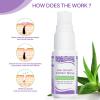 Hair Inhibitor for Face, Permanent Hair Growth Inhibitor Non-Irritating Stop Hair Growth for Body, Bikini, Arm, Armpit, Leg, Slows Hair Regrowth Lavender Flavor view 4