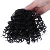 Bangs Hair Clip in Bangs Synthetic Fringe Curly Bangs Clips in Hairpieces Short Afro Curly Bangs Heat Resistant Soft Thick Front Fringe Hair Pieces Hair Extensions for Women Bangs Hair Clip(A) view 2