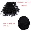 Bangs Hair Clip in Bangs Synthetic Fringe Curly Bangs Clips in Hairpieces Short Afro Curly Bangs Heat Resistant Soft Thick Front Fringe Hair Pieces Hair Extensions for Women Bangs Hair Clip(A) view 4