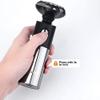 ALQPPM Electric Razor for Men's, 3 Head Electric Shaver for Men 3D Electric Razor Waterproof Beard Trimmer Cutter for Men Shaving Machine Recharge LED Display view 3