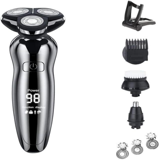 ALQPPM Electric Razor for Men's, Men's Electric Shaver,Electric Shaver for Men,Beard and Mustache Trimmer,Washable and USB Charging Shaving Machine
