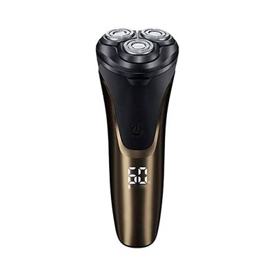 ALQPPM Electric Razor for Men,Rechargeable Rotary Mens Electric Shaver Wet Dry Waterproof with Pop-up Beard Trimmer