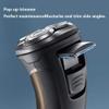 ALQPPM Electric Razor for Men,Rechargeable Rotary Mens Electric Shaver Wet Dry Waterproof with Pop-up Beard Trimmer view 2