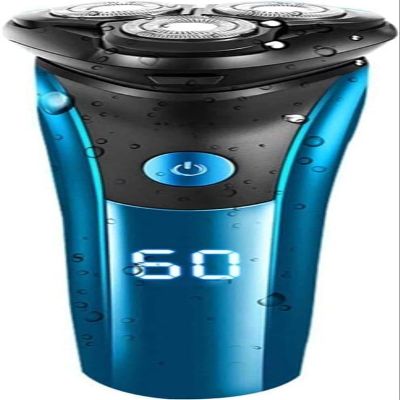 ALQPPM Electric Shaver Men's Shaver 3 Sheets Multifunction Blade Razor Water Wash Electric Shave LED Display Fast Charge Portable for Your Daily Use and Travel