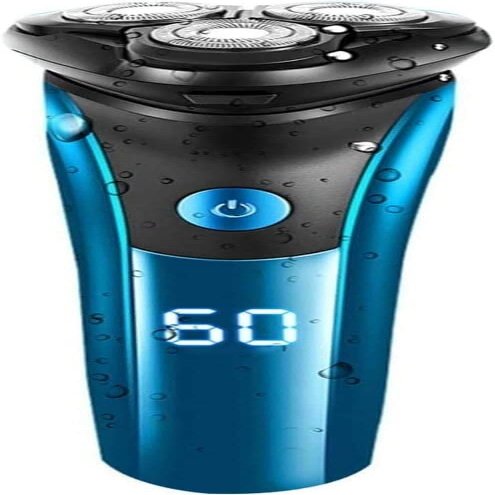 ALQPPM Electric Shaver Men's Shaver 3 Sheets Multifunction Blade Razor Water Wash Electric Shave LED Display Fast Charge Portable for Your Daily Use and Travel