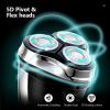 ALQPPM Electric Razor for Men, Electric Shaver Waterproof Fast Charging Men's Shaver Rechargeable Electric Razor Beard Trimmer Shaving Machine view 3