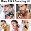 ALQPPM Electric Shaver for Men, 5 in 1 Head Shavers for Bald Men Electric Rotary Razor Beard Trimmer Grooming Kit IPX7-Waterproof, Faster-Charging LED Display USB Rechargeable view 4