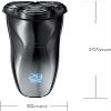 ALQPPM Electric Razor, 3D Rechargeable Waterproof Electric Shaver, Wet & Dry Rotary Shavers for Men Electric Shaving Razors with Pop-up Trimmer, LED Display 150 Mins Battery Life for Shaving view 2