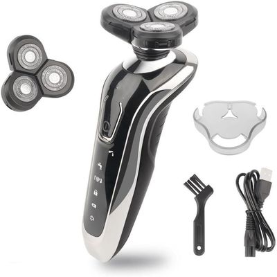 ALQPPM Electric Razor for Men, Shaver for Men Electric Shaver Powerful Beard Shaving Machine Electric Razor Rechargeable Waterproof