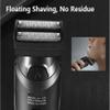 ALQPPM Electric Shaver for MenHead Shaver for Bald Men Shaving 6-in-1 USB Rechargeable Cordless Hair Trimmer for Men,Shaver Grooming Kit with Clipper Nose Hair Trimmer,Waterproof view 3