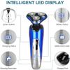 ALQPPM Electric Shaver, Rechargeable Wet & Dry Electric Shaver, Waterproof IPX6 Wet & Dry Cordless view 2