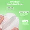 Boxed 100% Cotton Rounds for Face (150), Dual-Texture, Soft, Lint-Free Makeup Remover Pads, Hypoallergenic, Highly Absorbent view 2