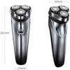 ALQPPM Electric Shavers for Men, Waterproof Wet & Dry Electric Razor for Men, Cordless Rechargeable Mens Rotary Razor with Pop-up Beard Trimmer view 2