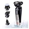 ALQPPM Electric shavers for Men Wet and Dry Rechargeable Mens Razor Waterproof Electric Razor Intelligent Digital Display 4D Rotary Razors USB Charging view 1