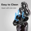 ALQPPM Electric shavers for Men Wet and Dry Rechargeable Mens Razor Waterproof Electric Razor Intelligent Digital Display 4D Rotary Razors USB Charging view 4