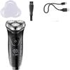 ALQPPM Electric Shavers for Men, Waterproof LCD Display Electric Shaver Beard Electric Razor for Men Facial Stubble Shaving Machine Rechargeable view 2
