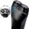 ALQPPM Electric Shavers for Mens,Electric Razor Dry Wet Waterproof Mens Rotary Facial Shaver, Portable Face Shaver Cordless Travel USB Rechargeable Rotary Shaver view 2