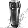 ALQPPM Electric Shavers for Mens,Electric Razor Dry Wet Waterproof Mens Rotary Facial Shaver, Portable Face Shaver Cordless Travel USB Rechargeable Rotary Shaver view 3