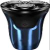 ALQPPM Rechargeable Waterproof IPX7 Electric Shaver Wet & Dry Rotary Shavers for Men Electric Shaving Razors with Pop-up Trimmer, Blue view 1