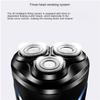 ALQPPM Rechargeable Waterproof IPX7 Electric Shaver Wet & Dry Rotary Shavers for Men Electric Shaving Razors with Pop-up Trimmer, Blue view 4