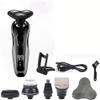 ALQPPM Electric Razor for Men, 5 in 1 Electric Razor Electric Shaver Hair Cutting Shaving Machine for Men Clipper Beard Trimmer Rotary Shaver Fast Charging view 1