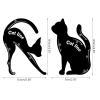 2 Pcs Eyeliner Stencils Matte Smoky Eyeshadow Applicators Guide Template Tool Professional Eye Makeup Tool view 2