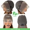 SOSEXY Ombre Lace Front Wig Human Hair Pre Plucked 4T4/27 HD Lace Highlight Wig Human Hair 180% Density Medium Brown 13x4 Lace Frontal Human Hair Wigs Glueless Colored Wigs Human Hair 24 Inch view 3