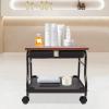 Beauty Salon Nail Or Foot Bath Spa Portable Trolley,Esthetician Trolley Cart Massage Table Salon Supplies for Foot Rest Pedicure Manicure Funiture view 3