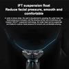 ALQPPM Electric Head Hair Shaver, Men Rotary Shaver Razor, Waterproof Wet/Dry, Rechargeable Cordless USB, LED Display,Black view 4