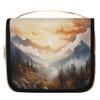 Gublec Hanging Travel Toiletry Bag Forest Mountain Toiletry Bags with Hanging Hook Portable Cosmetic Bag Makeup Organizer for Travel Business Trip view 1