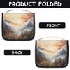 Gublec Hanging Travel Toiletry Bag Forest Mountain Toiletry Bags with Hanging Hook Portable Cosmetic Bag Makeup Organizer for Travel Business Trip view 4