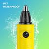 Aiefeya Nose Hair Trimmer for Men & Women, IPX7 Waterproof, USB Rechargeable, Easy Cleaning, All-in-ONE Facial & Eyebrow Trimmer (Yellow) view 2