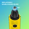 Aiefeya Nose Hair Trimmer for Men & Women, IPX7 Waterproof, USB Rechargeable, Easy Cleaning, All-in-ONE Facial & Eyebrow Trimmer (Yellow) view 3