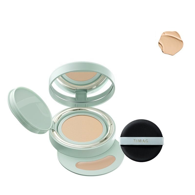 BeautyMall 1PC NEW Caitang Balanced Soft Cushion Foundation & Concealer, 2 in 1 Foundation & Concealer Cushion, Create Flawless Foundation (#100, Cushion+Extra Refill)