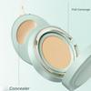 BeautyMall 1PC NEW Caitang Balanced Soft Cushion Foundation & Concealer, 2 in 1 Foundation & Concealer Cushion, Create Flawless Foundation (#100, Cushion+Extra Refill) view 4