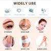 Facial Hair Removal Eyebrow Trimmer - Facial Shaver Device 2 in 1 Remover for Face Peach Fuzz Eyebrow Nose Ear Hair Chin Lips Armpit with LED Light Rechargeable for Women Men Travel Size (Gold) view 2