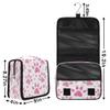 Gublec Hanging Travel Toiletry Bag Dog Paw Print Theme Toiletry Bags with Hanging Hook Portable Cosmetic Bag Makeup Organizer for Travel Business Trip view 2