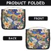 Gublec Hanging Travel Toiletry Bag Dragonfly Flower Toiletry Bags with Hanging Hook Portable Cosmetic Bag Makeup Organizer for Travel Business Trip view 4
