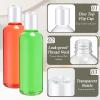 Roshtia 100 Pcs 3.4 oz Travel Bottles for Toiletries Clear Plastic Travel Size Containers Leak Proof Empty Refillable Liquid Containers Squeezable for Lotion Face Cream Shampoo Essential Oil (White) view 3