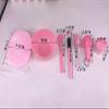 1 Set Facial Mask Mixing Bowl Set DIY Face Mask Mixing Tool Kit with Facial Mask Mixing Bowl Stick Spatula Measuring Spoon Brush Facial Sponge Spray Bottle Puff Soaking Bottle, Pink view 3